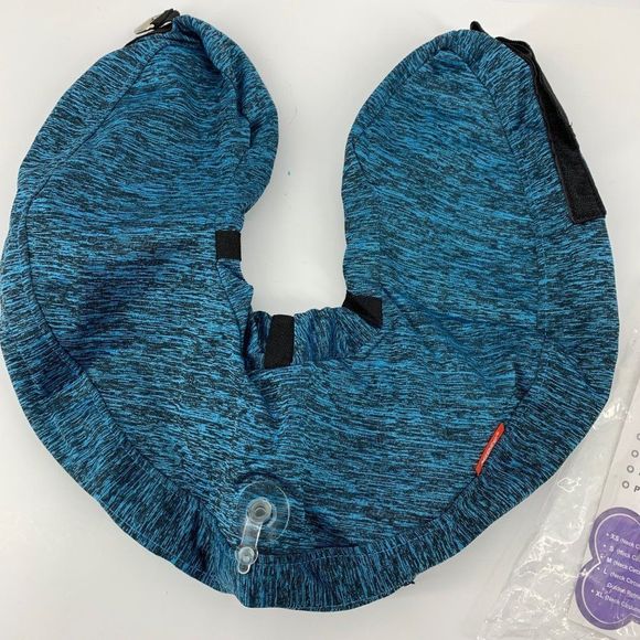 Midog Pet Collar Inflate Blue Large After Surgury Protective Cone Recover 3117 - Picture 2 of 10